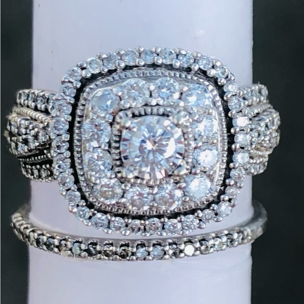 Hallmark engagement ring set